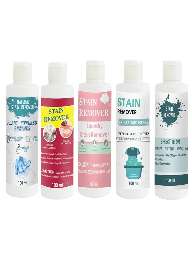 TOOVUS Stain Remover Combo Pack of Shirt, Red, Pink, Doll and Sky Stain Remover | Multi-Surface Cleaning Solution for Clothes, Fabrics, Upholstery (100 g Each) - Image 1